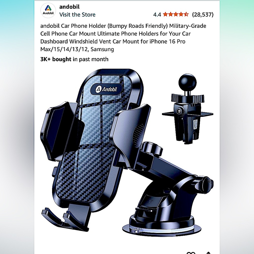 Easy Clip Car Mount- NIB